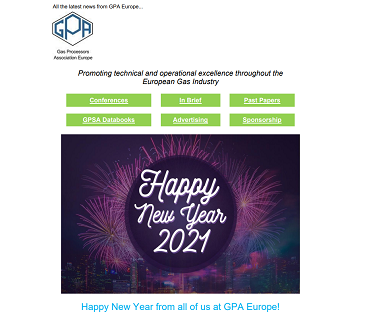 GPA Europe January 2021 Newsletter