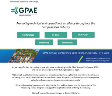 GPAE April Newsletter 2026